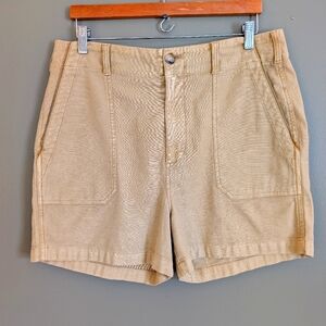 Faherty Women's Tan Utility Cargo Shorts